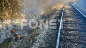 Prekinut saobraćaj zbog požara